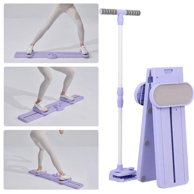 5in1 Folding Hip Leg Exerciser Ski Practice Machine W Timer