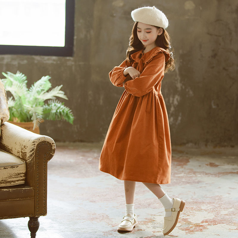 Fashion Temperament College Girls Corduroy New Skirt