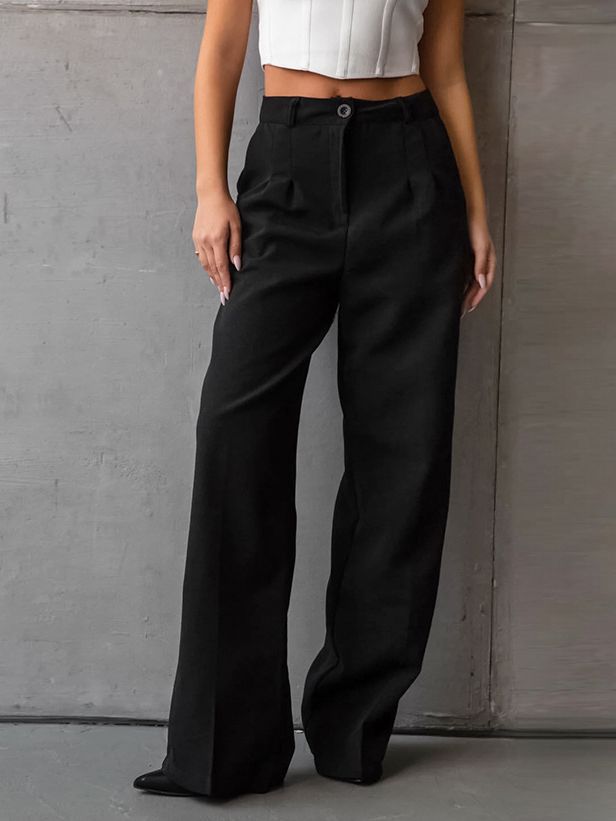 Women's Fashionable Casual Versatile High Waist Casual Pants