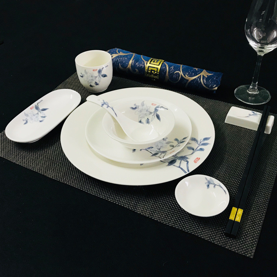 Title 23, Chinese Restaurant Hotel Set Table Ceramic Dish...