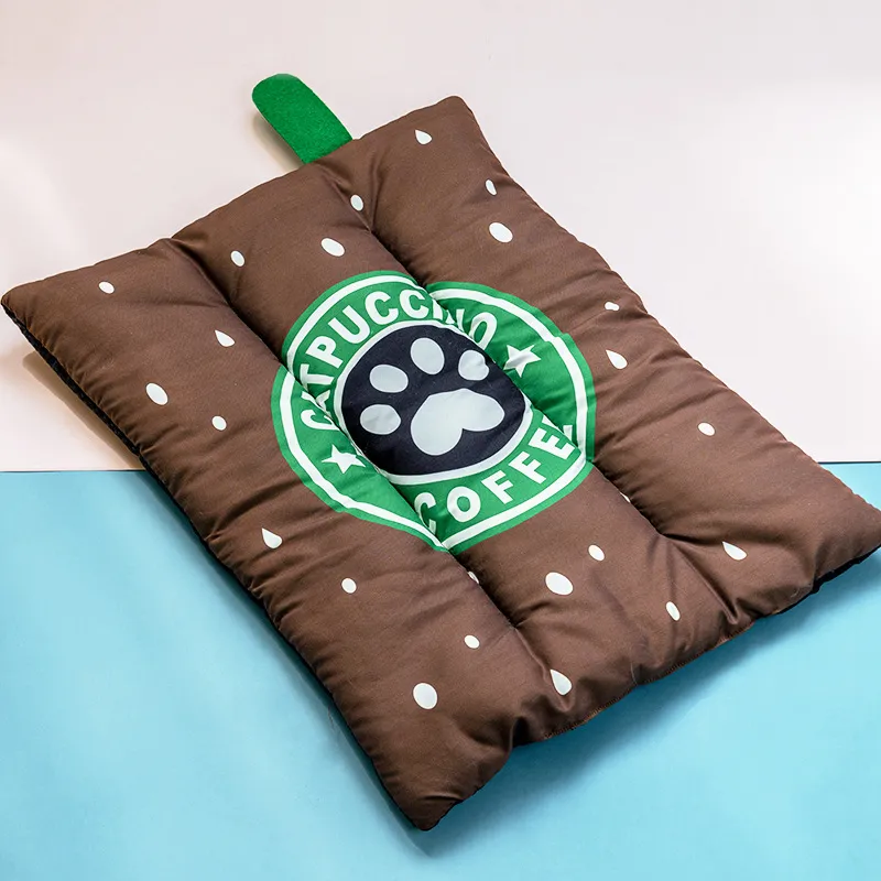 Dog Cooling Mat Pet Beds Cat Rug Ice Silk Pet Self Cooling Pad Blanket Summer Washable Oxford Farbric Cooling Down Summer Fruit – image 6