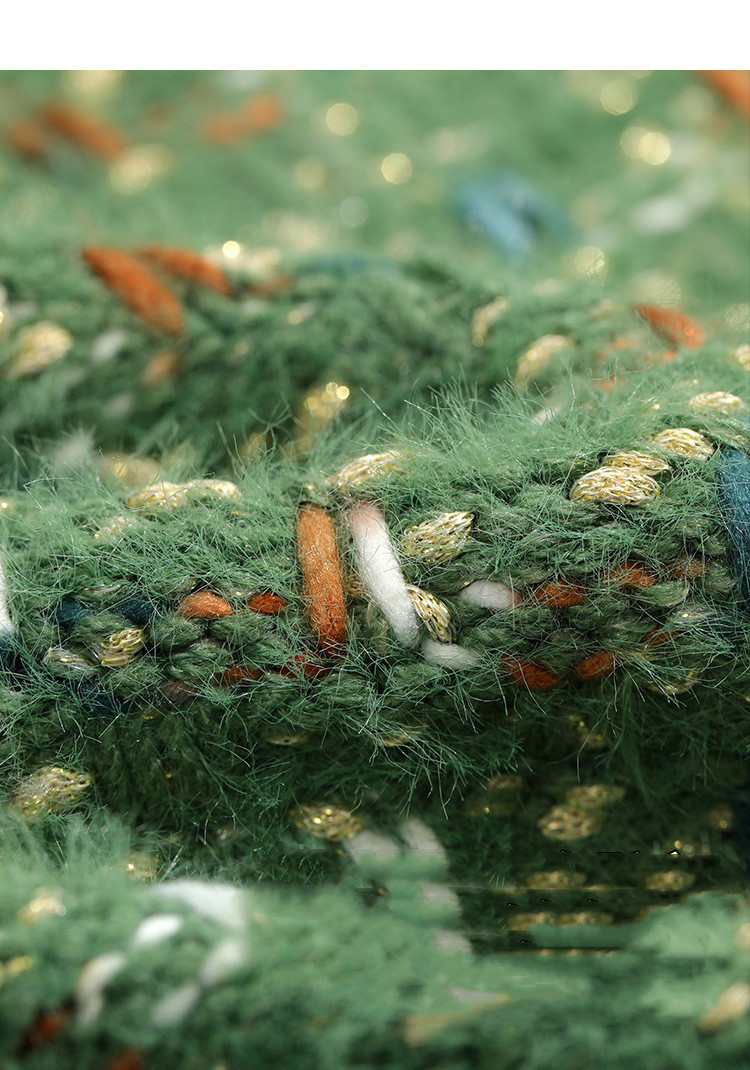 Mink Fleece Bright Sweater Cardigan Women's Coat Loose Outer Top