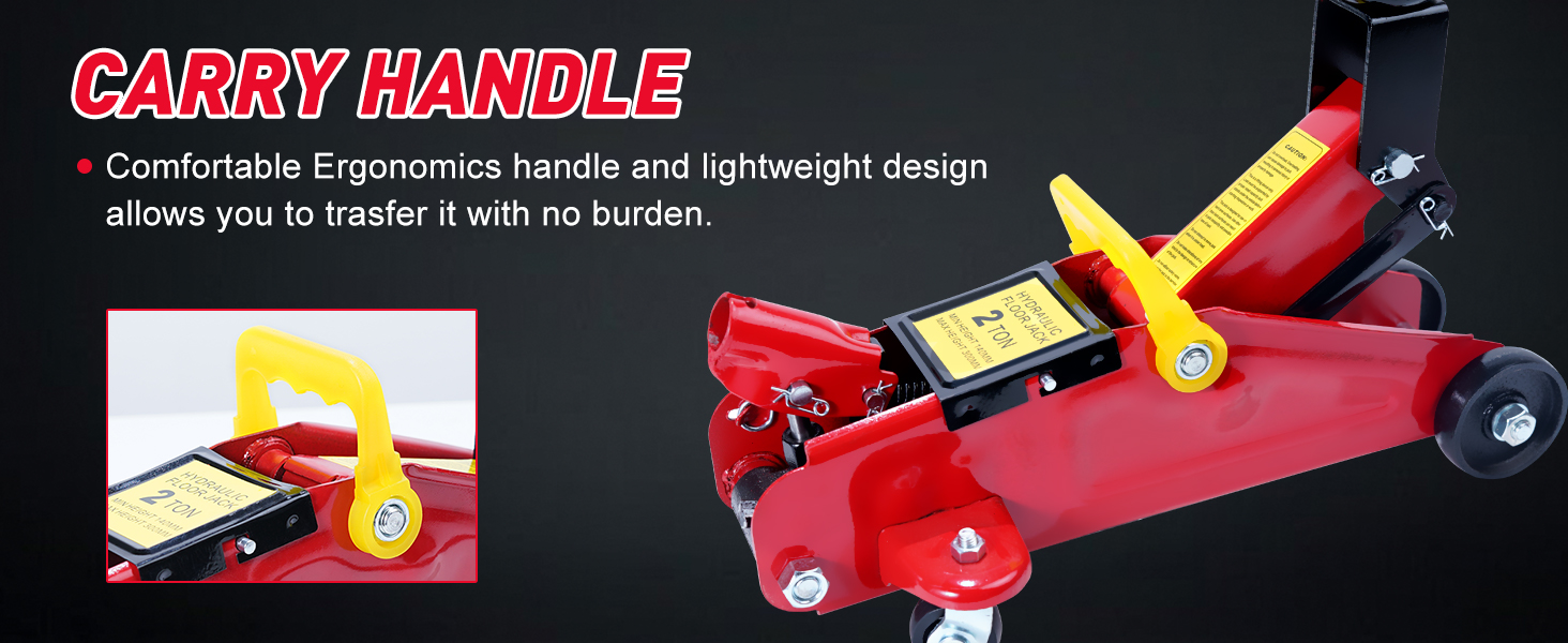 2 Ton Tonne Hydraulic Trolley Floor Jack With Plastic Storage Carry Case Car Van — image 5