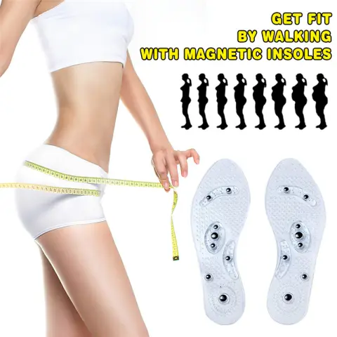 Magnet Magnetic Plus Elastomer Transparent Silicone Massage Insole Health