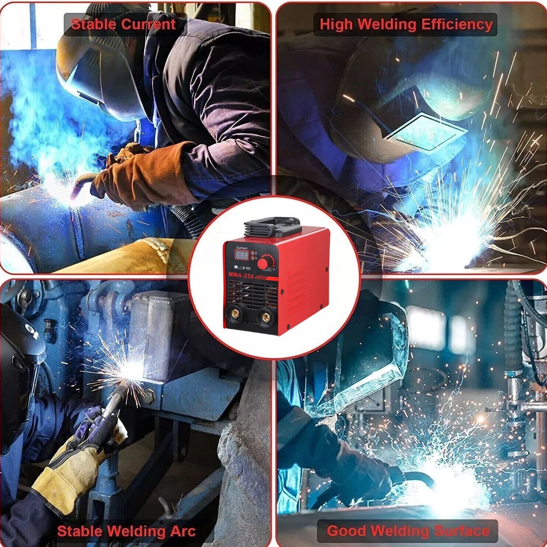 Mini Portable ARC MMA 250 Amp IGBT Inverter Welder Electric Welding Machine — image 9