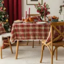 Red Snowflake Ball Grid
