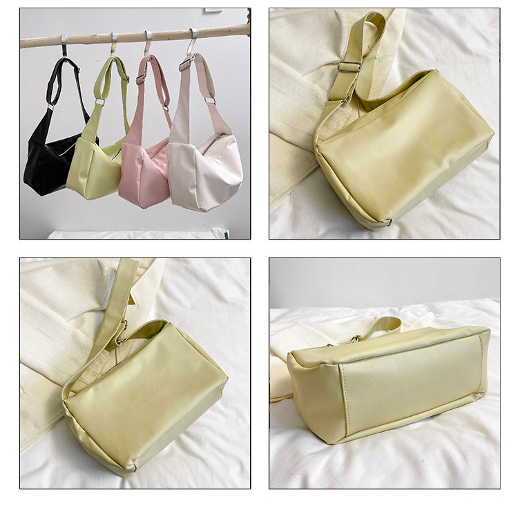 Title 5, Simple Solid Color Tote Idle Style New Large Ca...