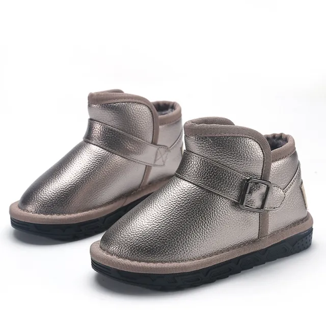 New Low tube And Velvet Warm Cotton Shoes Snow Boots Silver - Shop at LoveMi