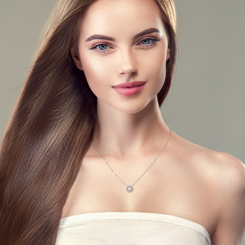 Women's Premium S925 Silver Pendant Collar Chain