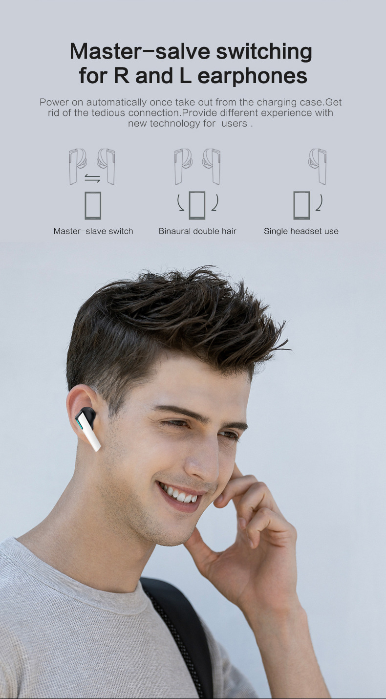 Wireless Gaming Bluetooth Headset Low Latency Luminous Gaming Headset - Image 3
