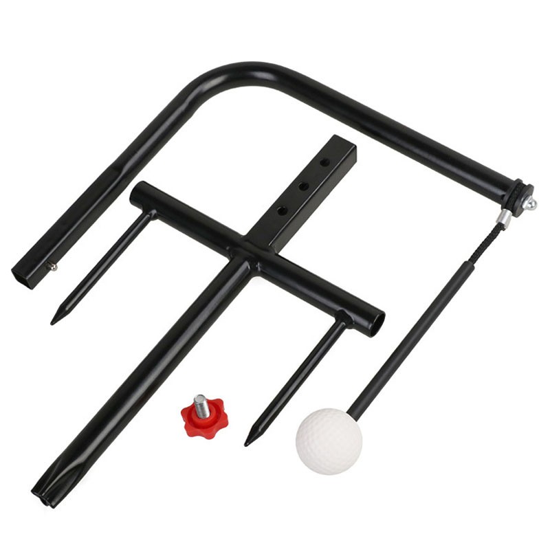 Golf Swing Trainer Aid Practice Groover Hitting Training Adjustable — image 4
