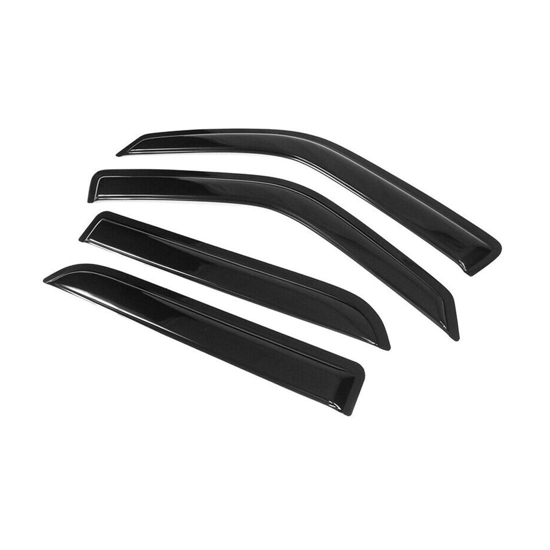 For 2001-2003 F-150 2002-2003 Blackwood Crew Cab & Window Visors Rain Sun Guard