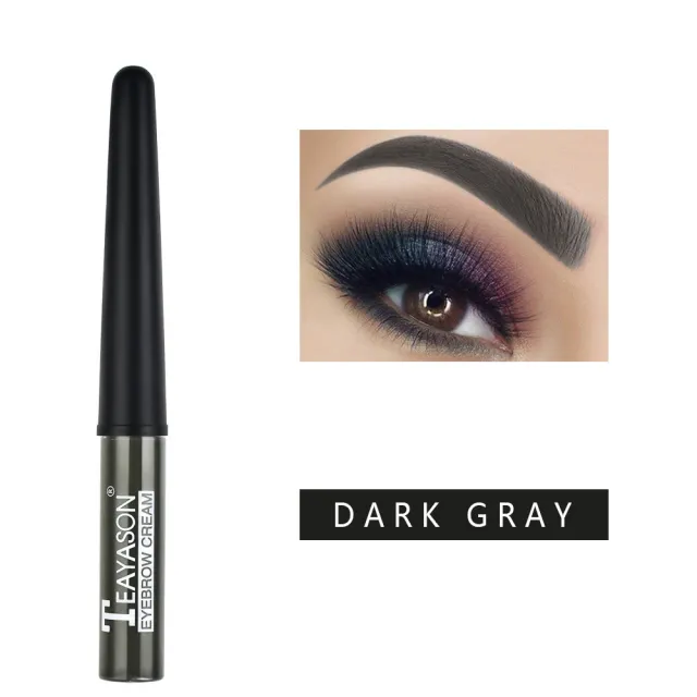 Waterproof And Non discoloring Eyebrow Cream Dark Grey - Shop at LoveMi