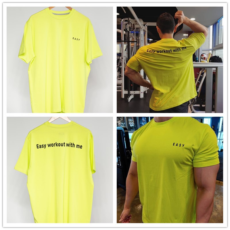 Title 4, Nuova T-shirt fitness da uomo a manica corta, a...