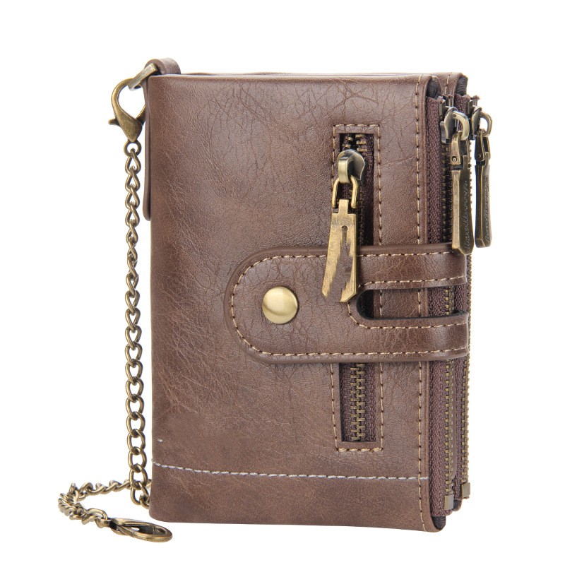 Double Zipper Short Wallet, picture 2 of 4