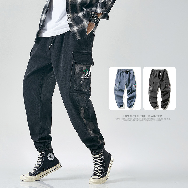 Men's Fat Street Retro Tooling Loose Plus Fat Plus Size