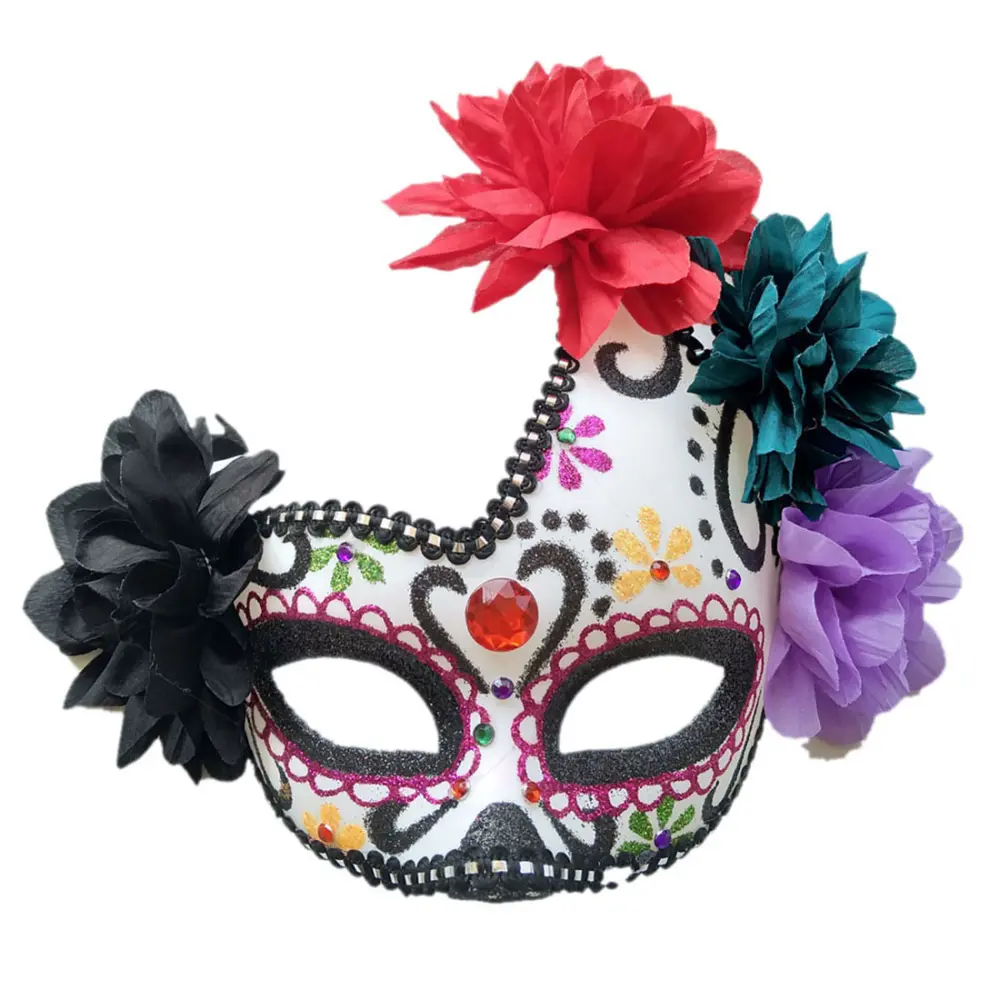 Mexico Day of the Dead Masquerade Mask Cosplay Show