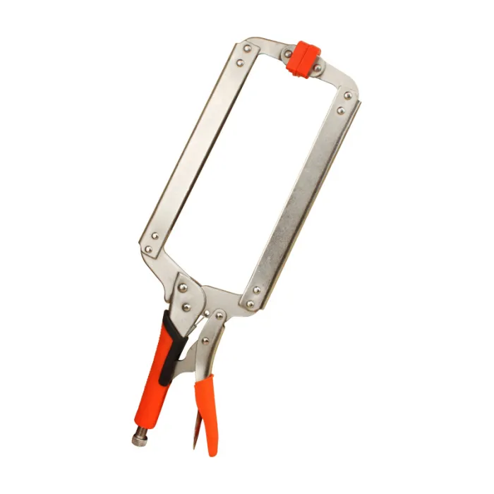 14 in C-Clamp Locking Pliers with Swivel Pads, Welding and Woodworking Clamp - detail photo 4