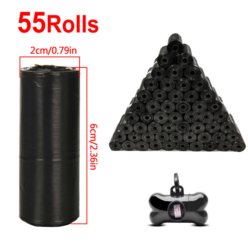 1100 Dog Poop Bags Large Doggy Biodegradable Pet Poo Waste Bags Heavy Duty Bag