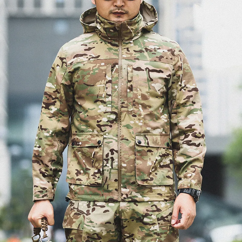 Fashion Simple Men's Outdoor Camouflage Jacket