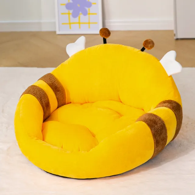 Universal Winter Warm Semi enclosed Cute Cat Litter Yellow Bee - Shop at LoveMi