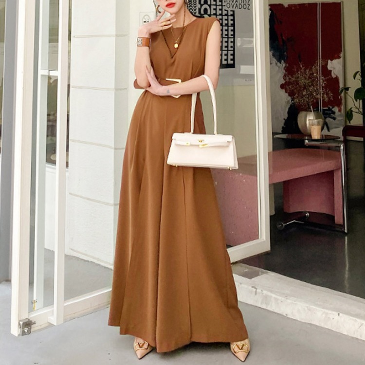 Wide-Leg Slit Jumpsuit, picture 4 of 7