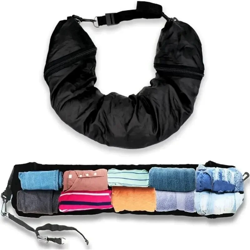 The Travel Headrest, Neck Pillow, Storage Bag Can Be Filled With Clothes And Airplane Cushions, Making It Comfortable And Portable — foto 3