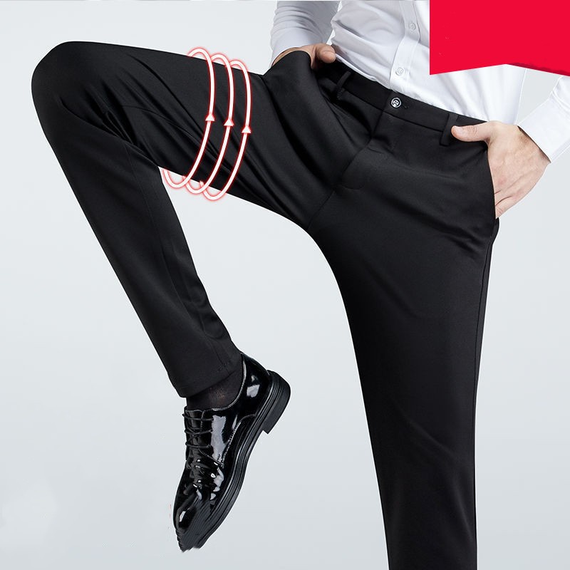 Title 4, Pantalon Droit Ample Extensible Pour Homme Conf...