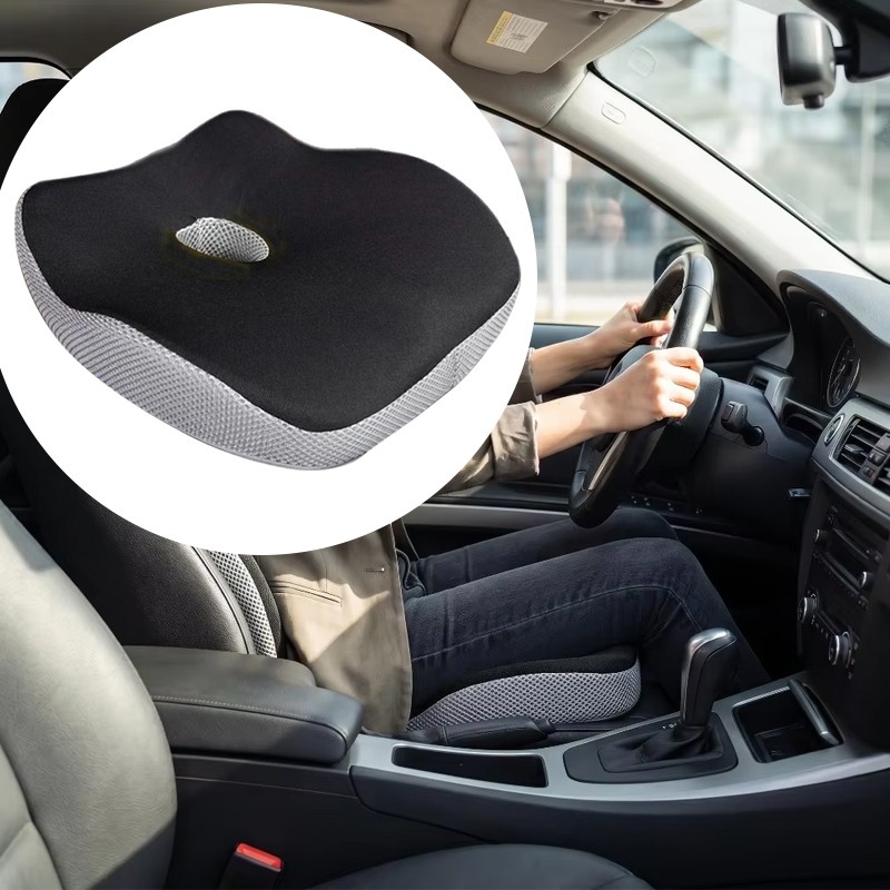 Car Seat Cushion Ergonomic Memory Foam Butt Booster Cushions — image 4