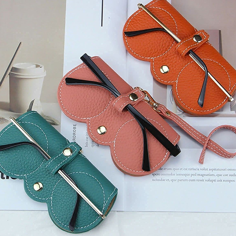 New PU Portable Simple Glasses Bag - Image 7