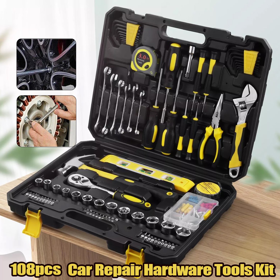 Hand Tool Kit Set 108pcs Household Maintenance Car Repair Hardware Tools — image 11