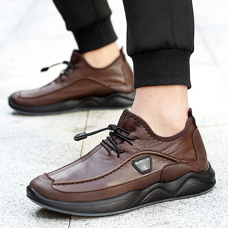 Title 2, Fashionable Non-slip Leather Casual Shoes