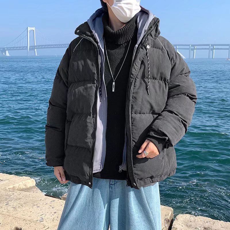 Men's Hong Kong Style Fashion Fried Street Padded Jacket