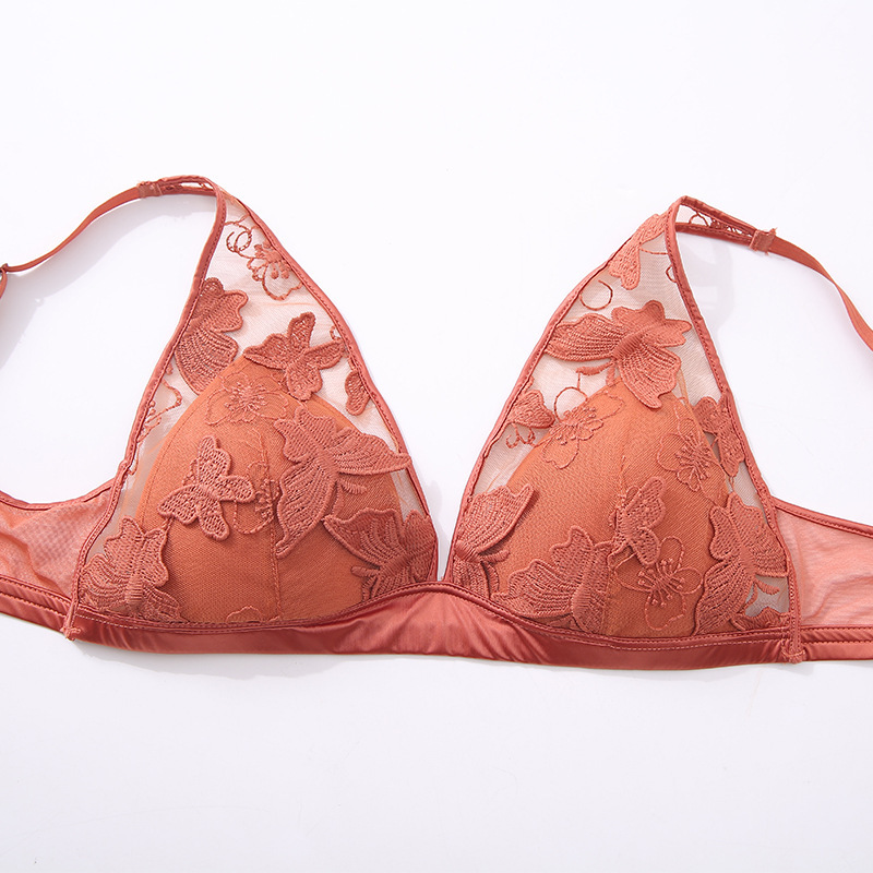 Title 8, Thin flat-chested comfortable lace sexy bra