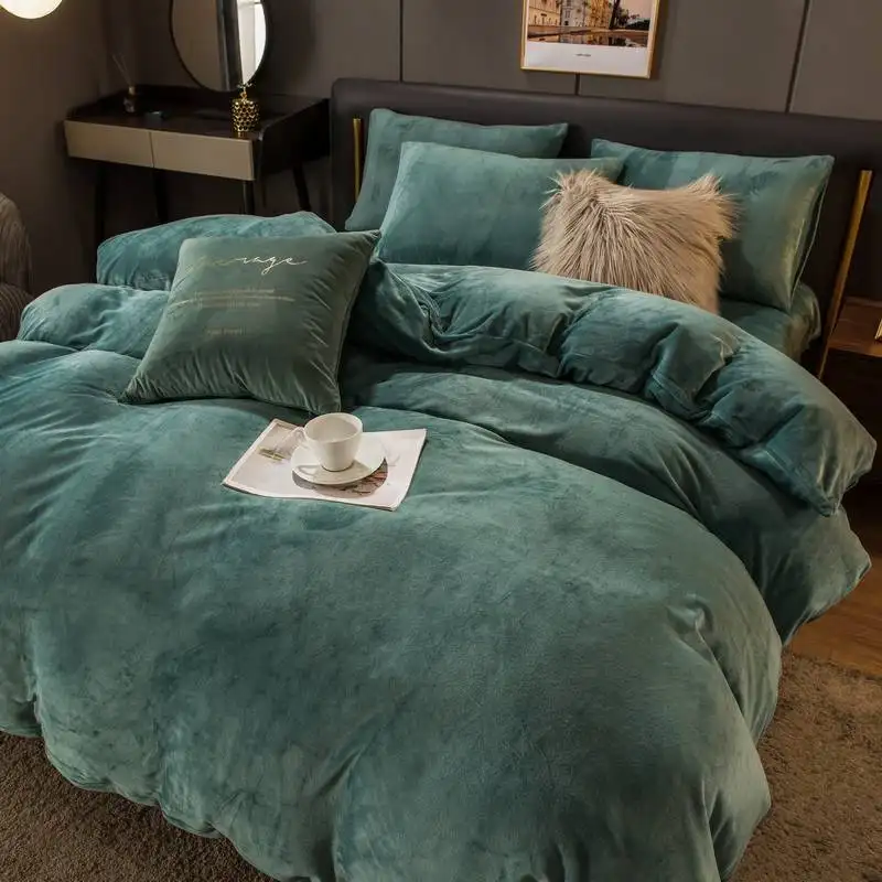 Double Bed Surface Plus Flange Flannel Product Three Thick