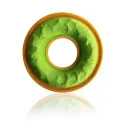 Green With Yellow Edge