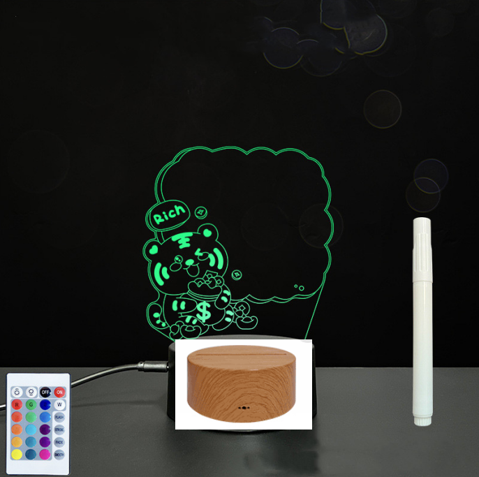 3D Acrylic Board Handwriting Message Board LED Light - Image 30