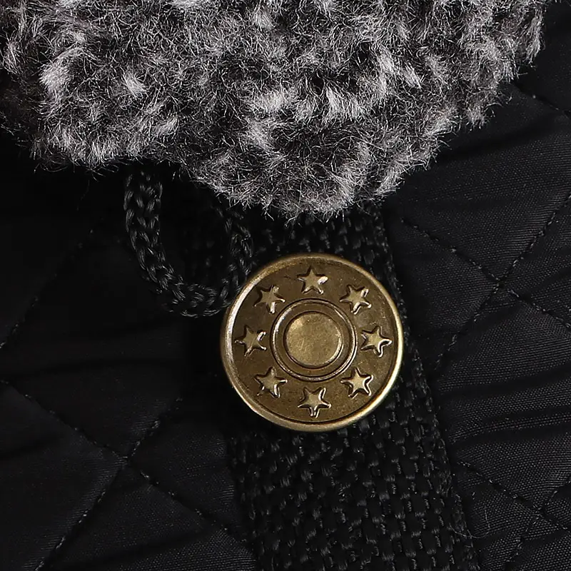 New Style Plus Velvet Lei Feng Hat Men's Warm Check Pattern