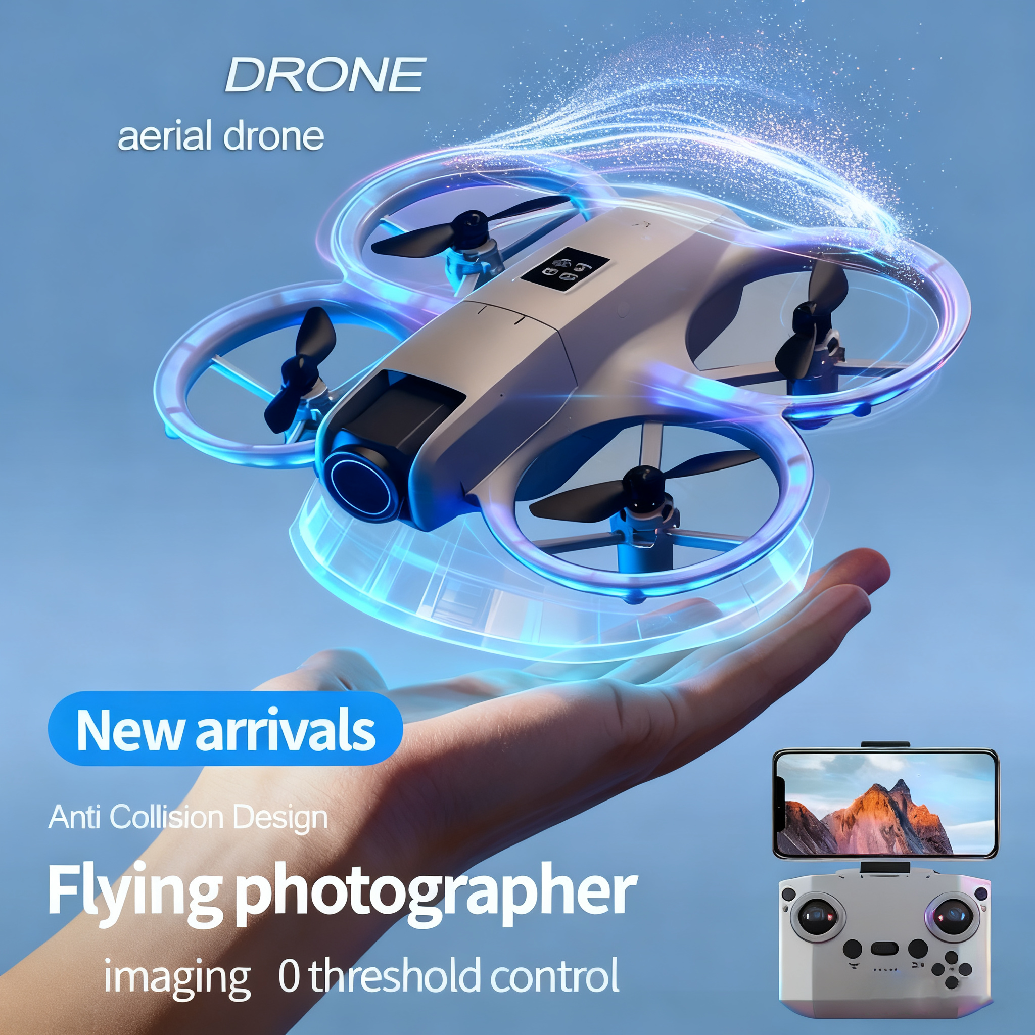 002 Dual Camera Single Battery Drone detail
