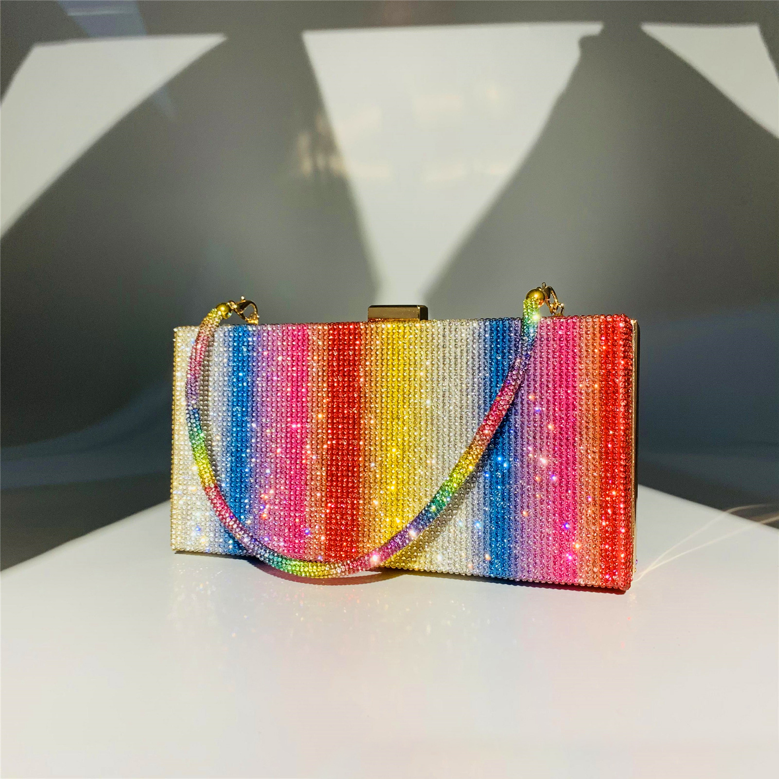 Title 5, Hot Diamond Rainbow Lady diner clutch