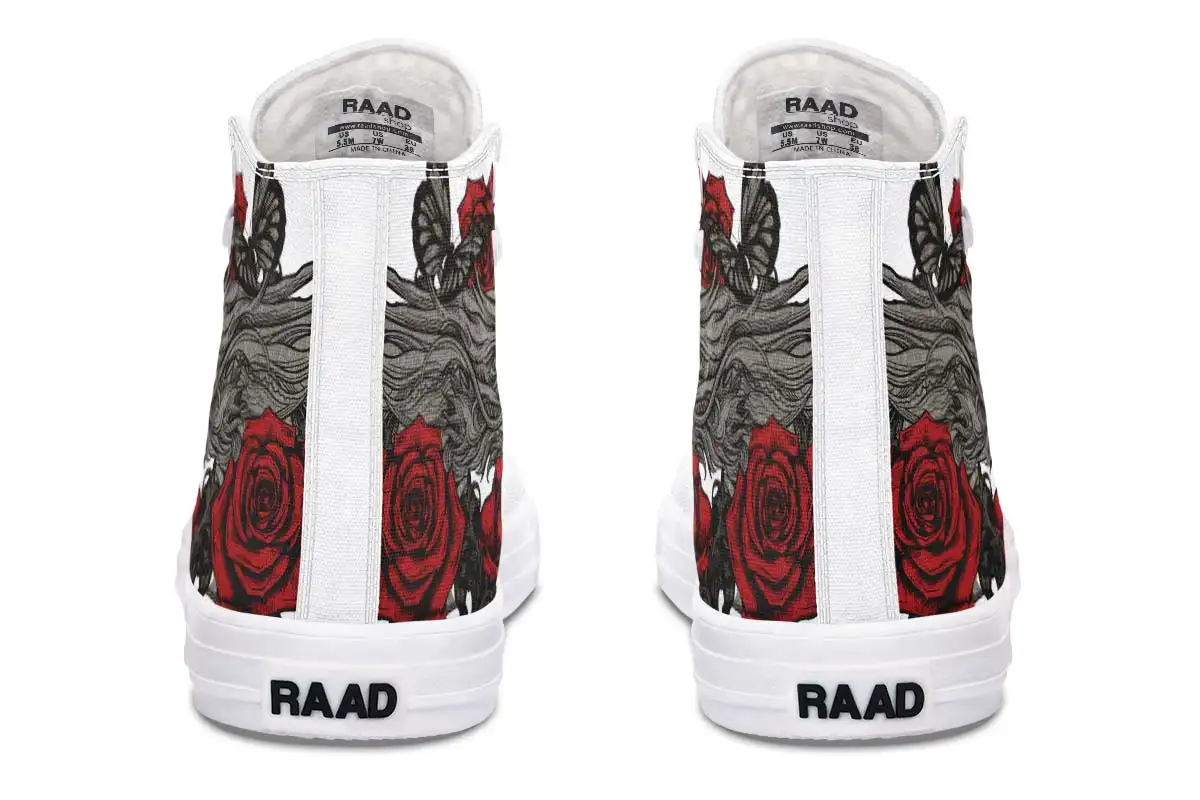 Printed Couple High-top Canvas Shoes