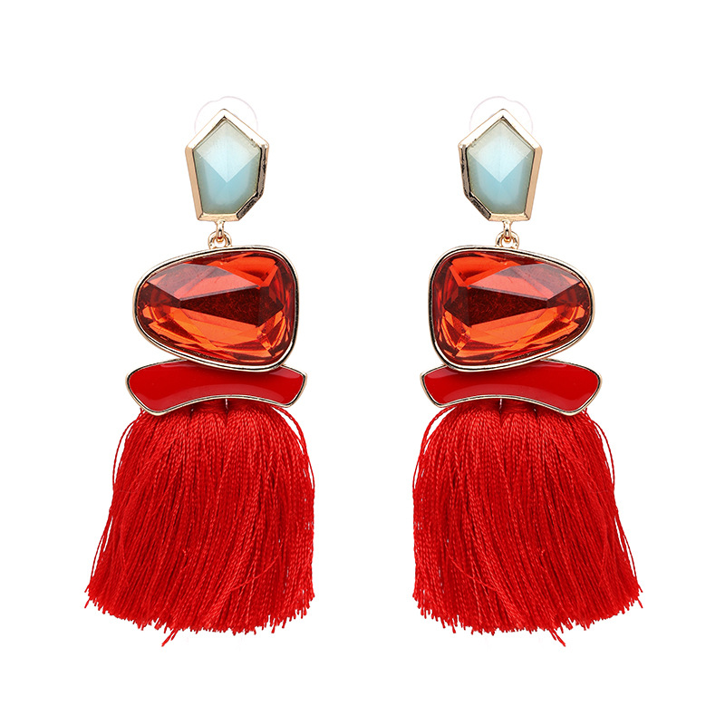 Title 4, Tassel Earrings With Ethnic Style Accessories