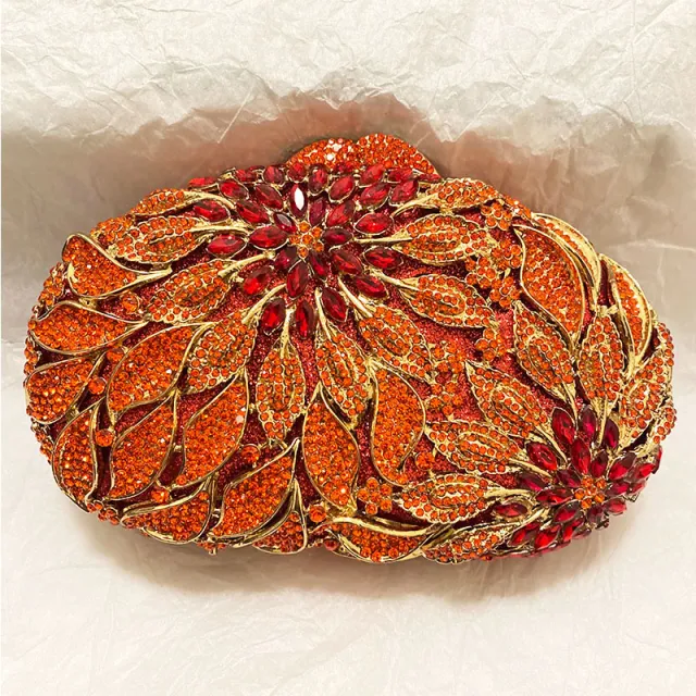 Ladies Fashion Color Rhinestone Cutout Clutch - Shop at LoveMi