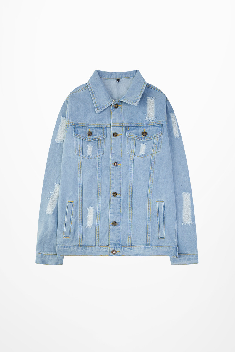 Ripped new loose casual autumn jacket