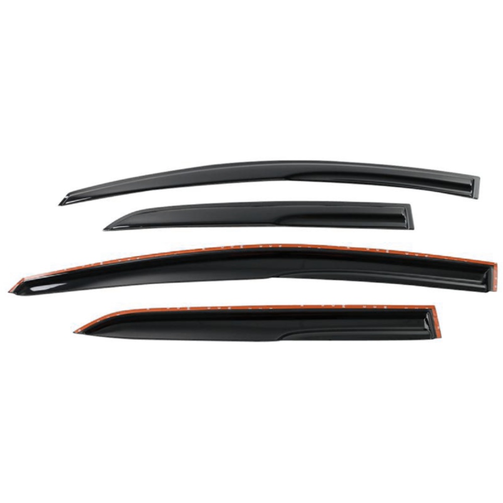 For T Oyota 2007-13 Yaris Sedan MUG Style Window Visors Rain Sun Guard Deflector