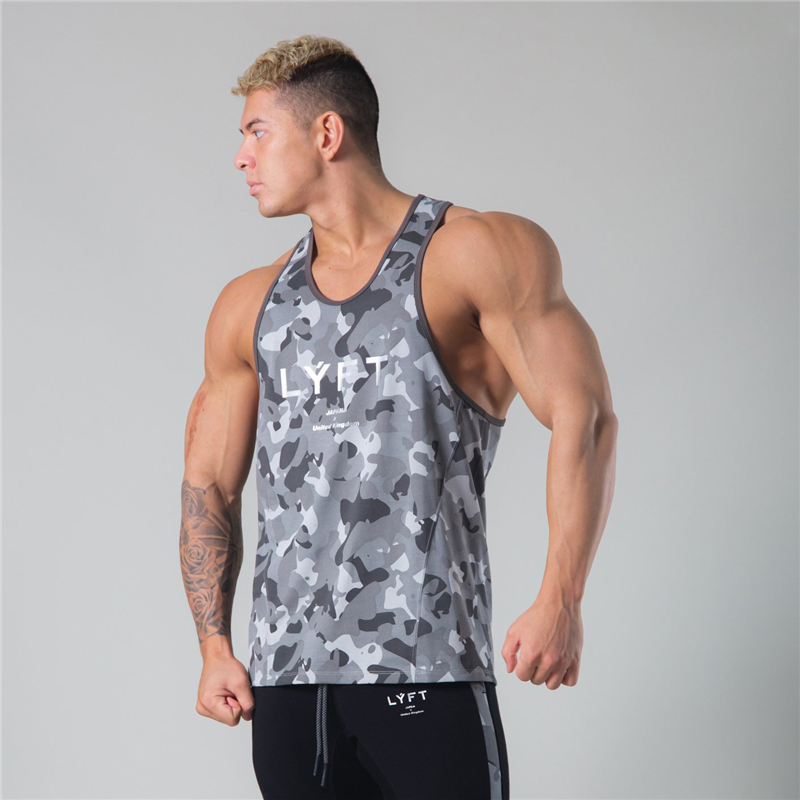 Title 5, Herren Sport Tanktop mit Farbkontrast, atmungsa...