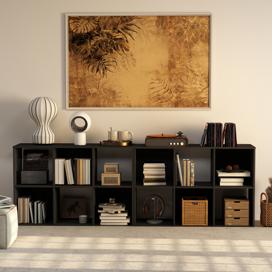 Cube Storage Organizer - Open Cube Bookshelf With Removable Back Panels, Display Storage Bookcase For Living Room, Bedroom, Entrance Hall image 61