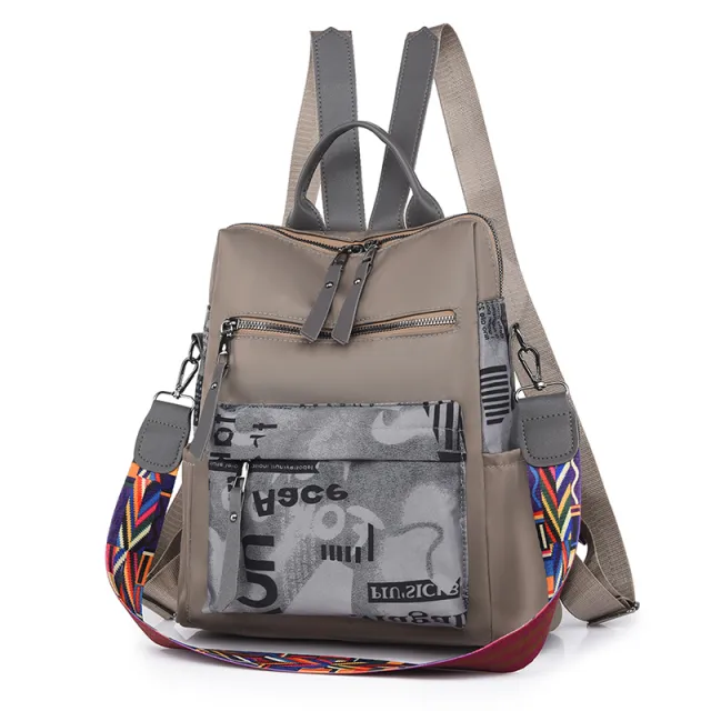 Ladies Casual Large Capacity Travel Bag Grey - Shop at LoveMi