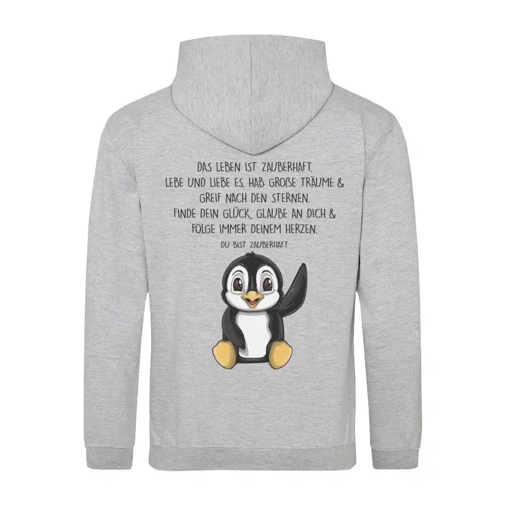 Plus Size Hoodie Penguin Shirt Print
