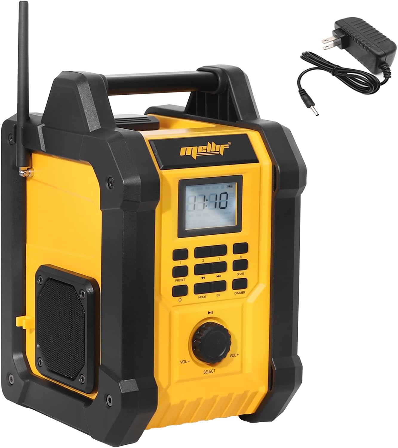 Mellif 18V Jobsite Radio Bluetooth Speaker Comaptible With DEWALT 20V MAX — image 7